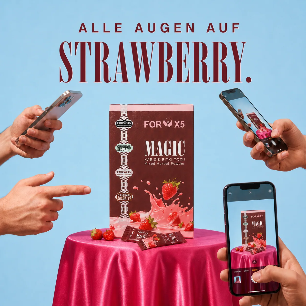 Magic Milk Strawberry
